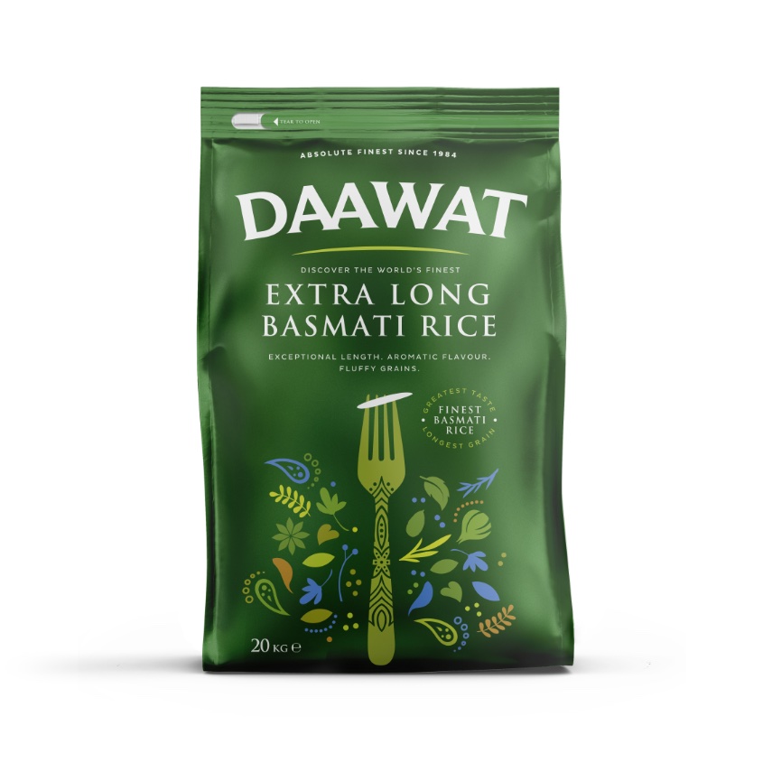 Daawat Extra long Basmati Rice 20 kg [20 kg X 1 ]