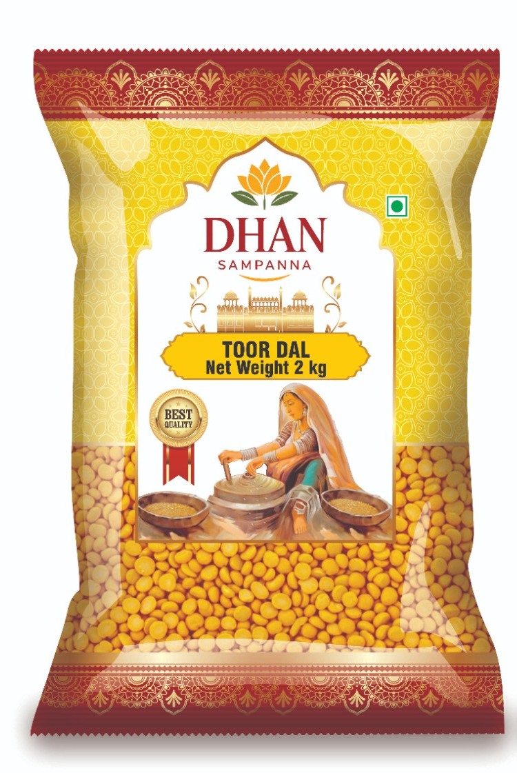 DS Toor Dal 2Kg - [6 X 2 Kg]