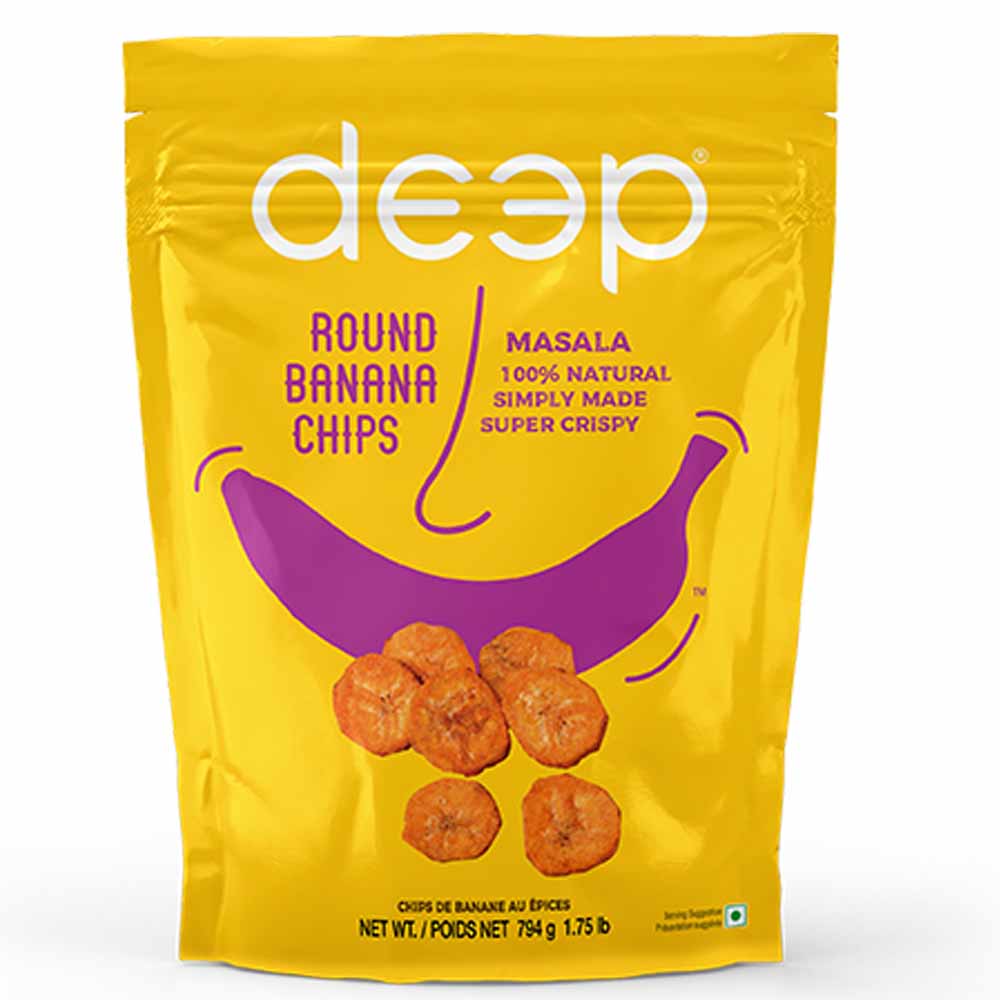 DEEP BANANA CHIPS ROUND - MASALA [340 gm X 15 Pack]