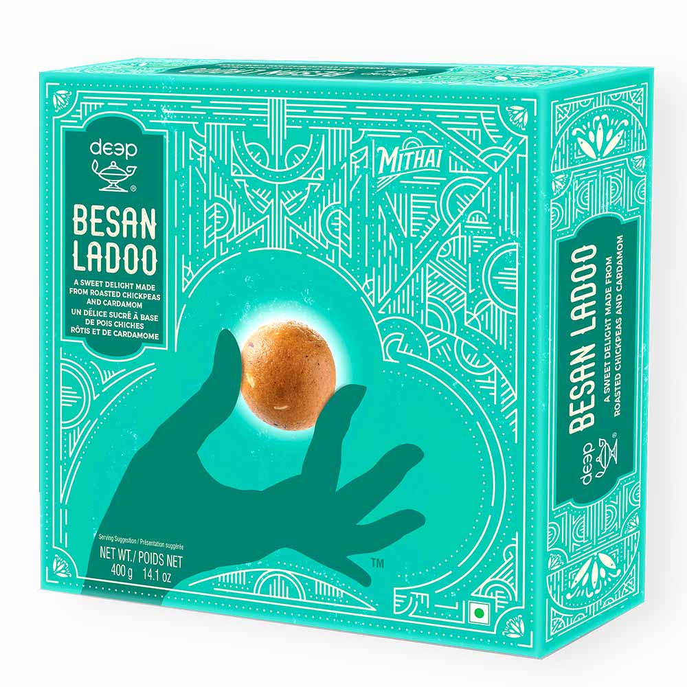 DEEP BESAN LADOO [ 400 gm X 12 Pack]