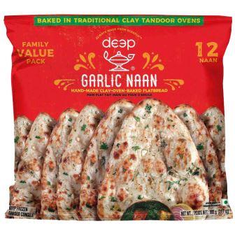 DEEP FRZ GARLIC NAAN FAMILY PACK [ 900 gm X 8 ]
