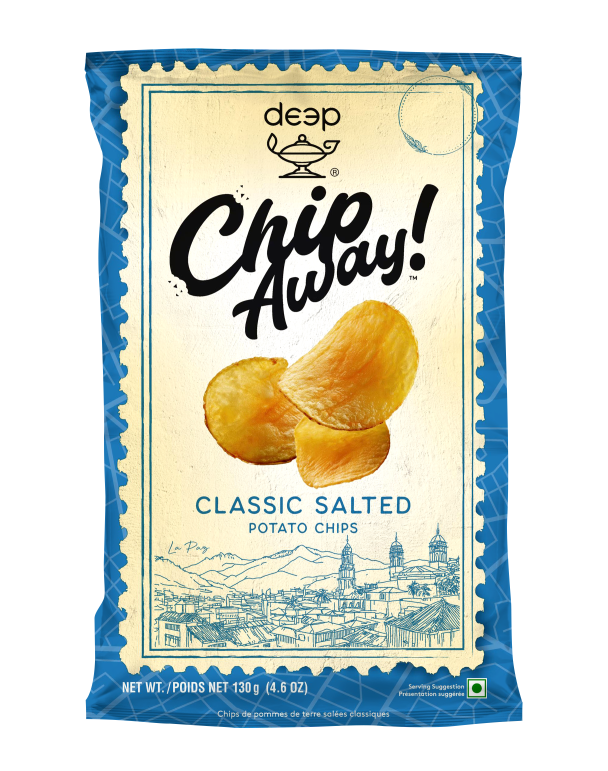 DEEP POTATO CHIPS CLASSIC SALTED [130 gm X 20 Pack]