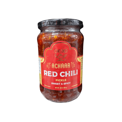 DEEP RED CHILLI PICKLE SWEET & SPICY [ 850 gm X 12 Pack]