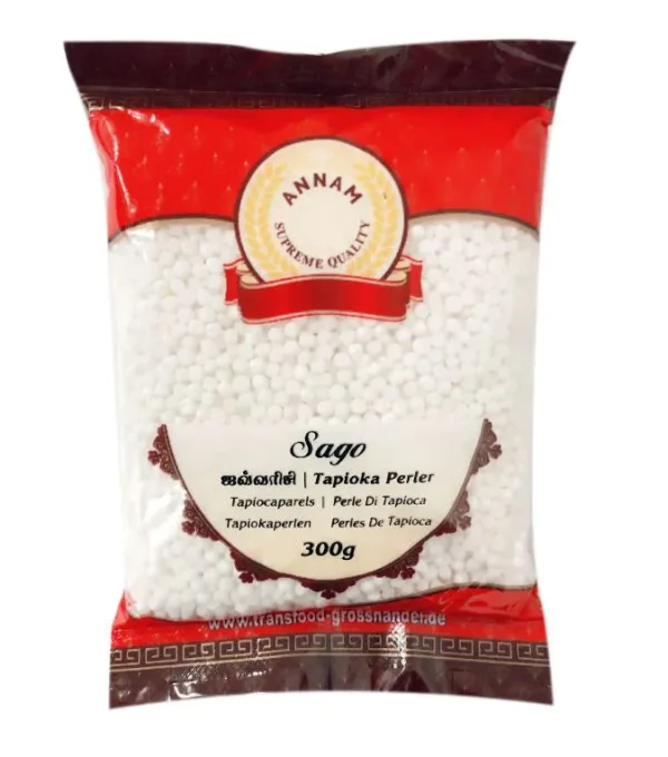 Annam Tapioca Sabudana (Big) 1Kg - [15 X 1Kg]