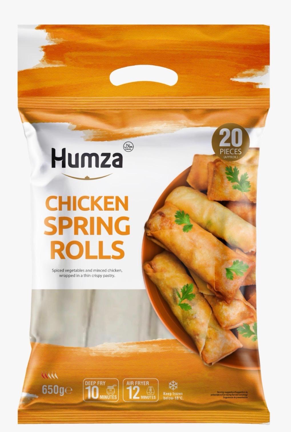 Humza Chicken Spring Roll 6x1650g (50 Pcs)