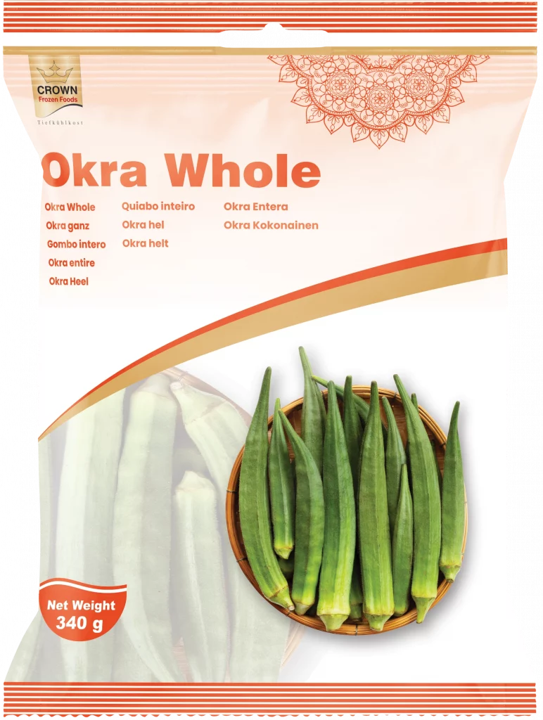 CROWN Okra Whole  [ 24 X 340 gm]